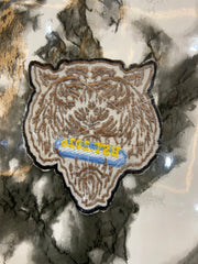 Bengal Tiger Head Embroidered Patch – EST 2026 Spirit Animal Mascot Badge