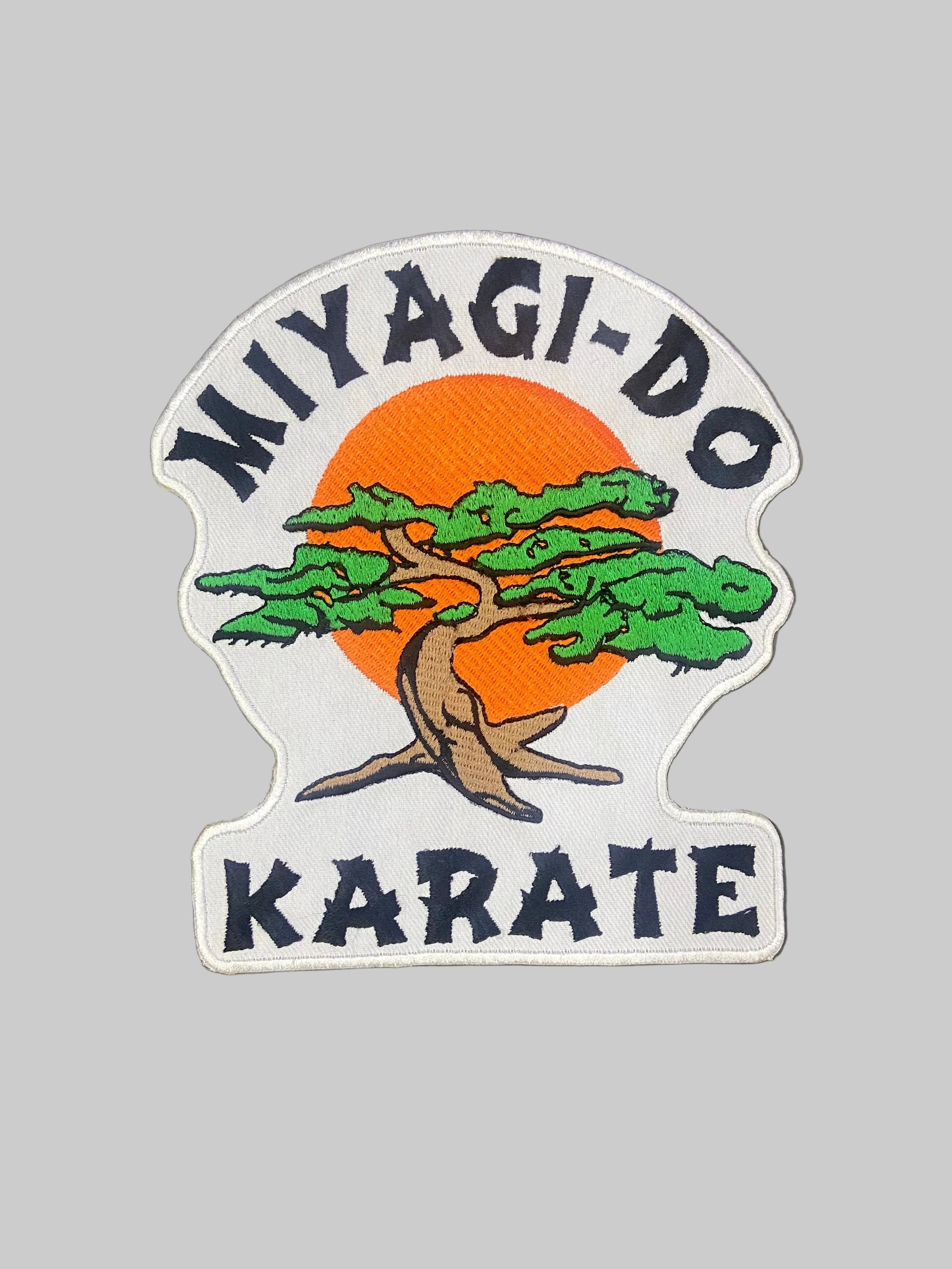 Karate Kid Miyagi-Do Embroidered Patch – Bonsai Tree Logo – Cobra Kai Series Inspired