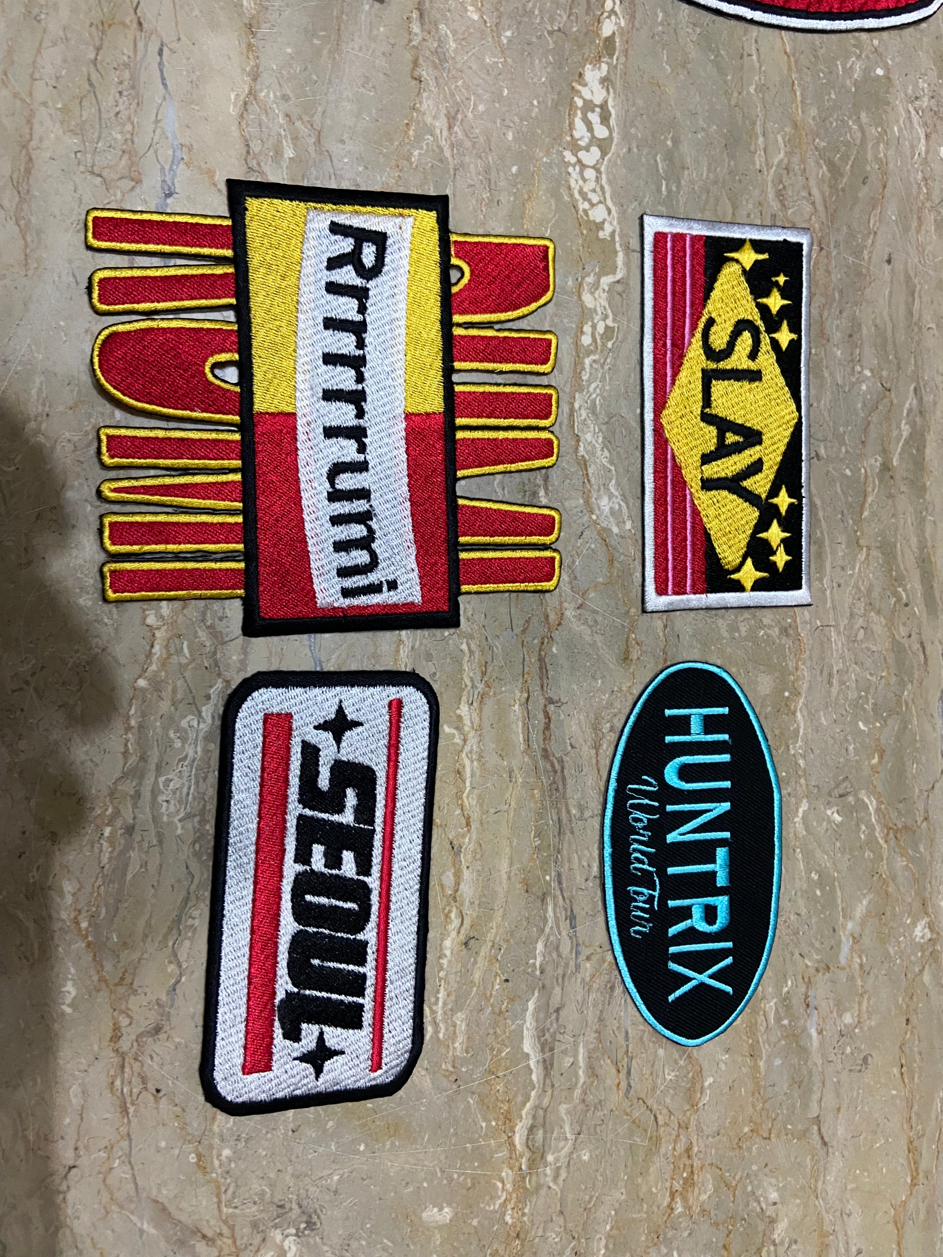 Kpop Demon Hunter Rummi Jacket Patch Set, DH Patches