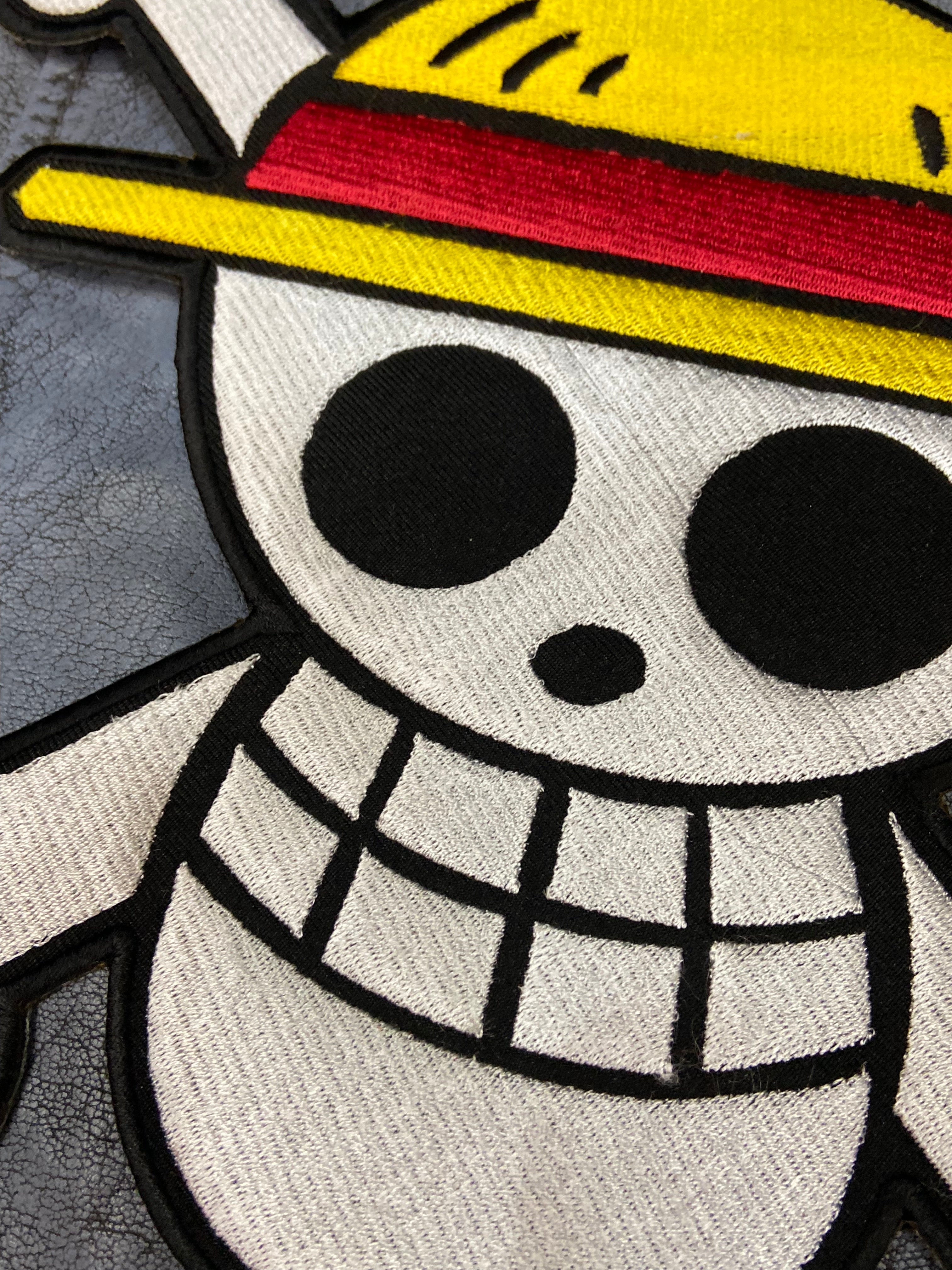 Straw Hat Pirates Patch: Anime Skull & Crossbones - Iron-on or Sew-on