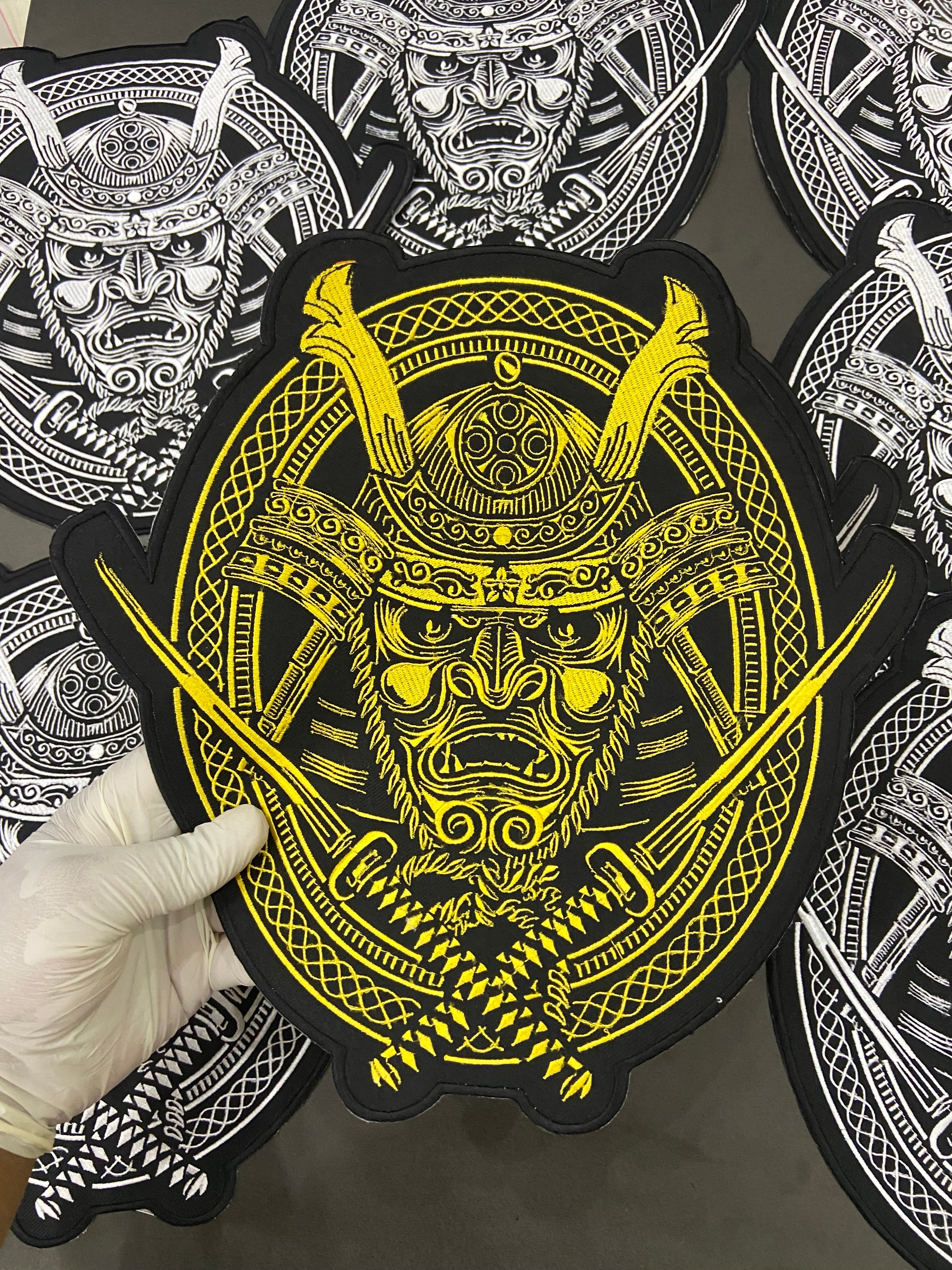 Samurai Odin Sons of Vikings Embroidery Patch: Iron On Cosplay