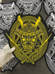 Samurai Odin Sons of Vikings Embroidery Patch: Iron On Cosplay