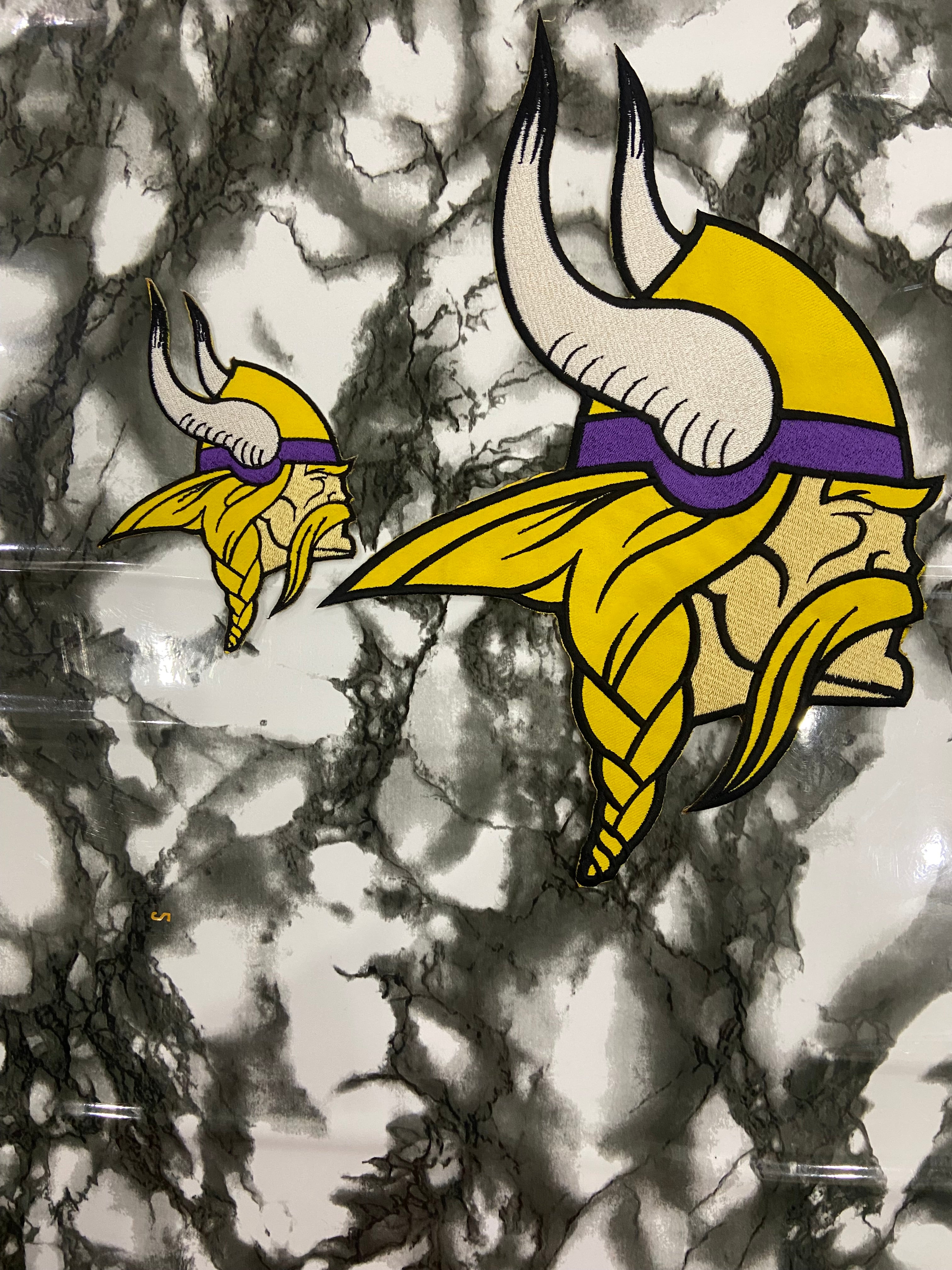 Minnesota Vikings Embroidered Patch Set – Purple Pride Football Logo Applique