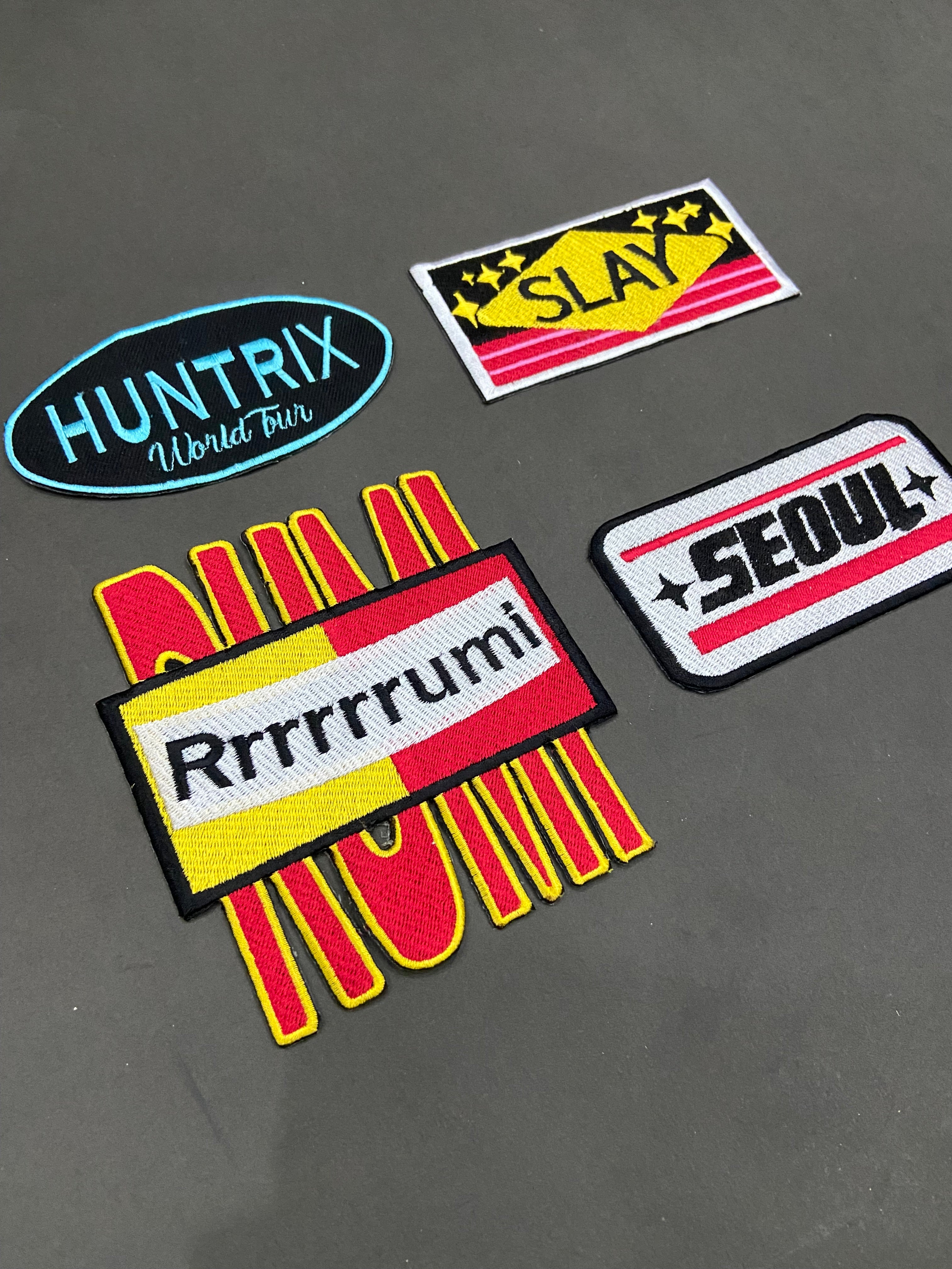 Kpop Demon Hunter Rummi Jacket Patch Set, DH Patches
