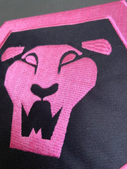 Kpop Saja Boys Embroidered Back Patch – 12" Demon Hunter Lion Logo – Iron-On