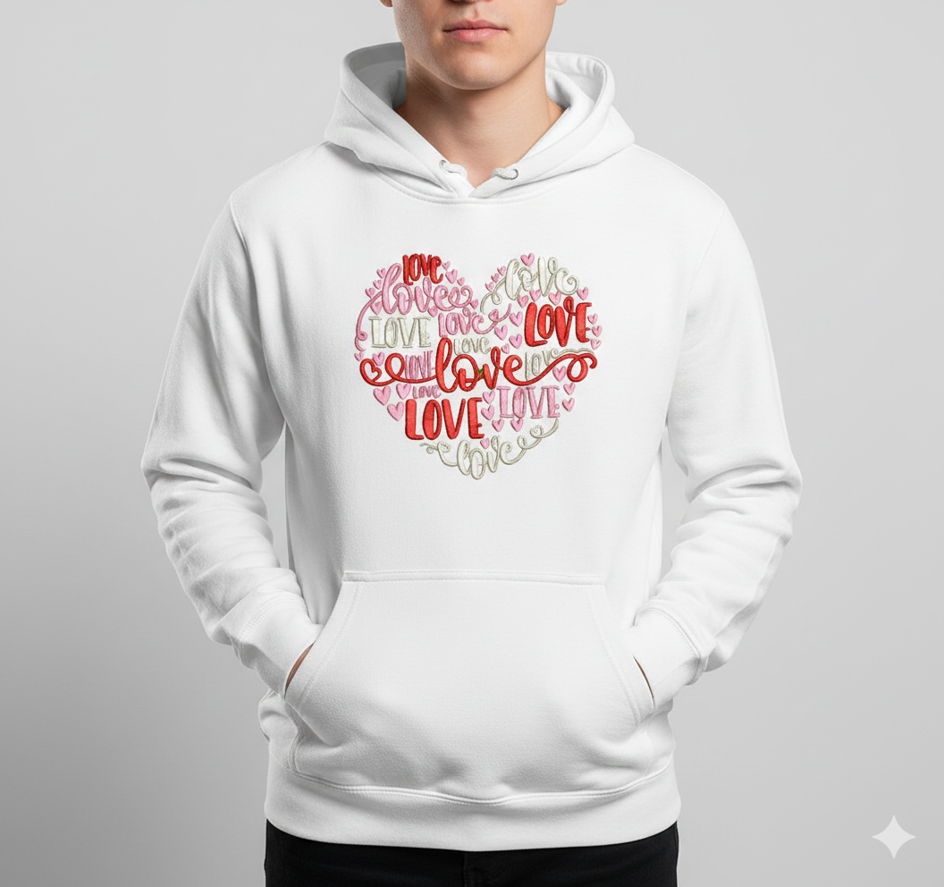 Eternal Love Hearts – Elegant Valentine’s Day Machine Embroidery