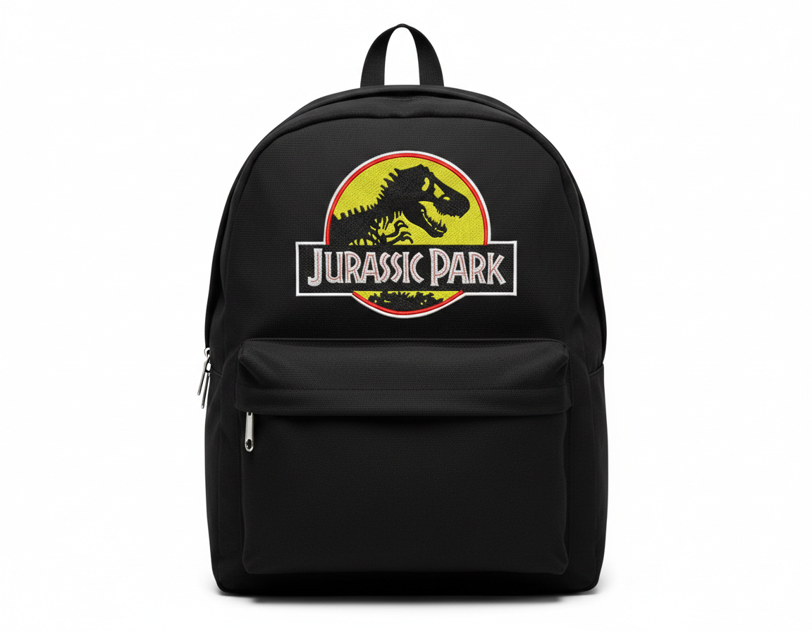 Jurassic World Dinosaur Logo - Machine Embroidery Digital File