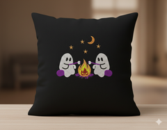 Ghost Campfire Embroidery Design, Spooky Halloween Machine File (Digital Download)