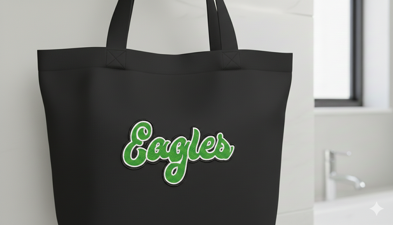 Eagles Script Machine Embroidery Design, Game Day Football Digital File