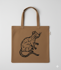 Rat Machine Embroidery Design, Rodent Line Art Embroidery File