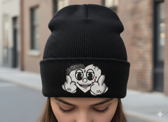 Heart with Thorns Embroidery Design, Edgy Streetwear Digital File