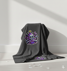 Skull Poison Potion Embroidery, Gothic Magic Bottle Machine Embroidery Design