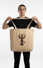 Retro Flaming Cat Embroidery Design, Cartoon Fire Cat (Digital File)