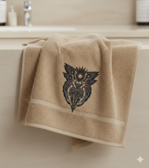 Gothic Seraphim and Dark Knight Machine Embroidery Design