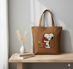 Snoopy Hearts Embroidery Design, Valentine Machine Embroidery File, Dog & Bird Instant Download