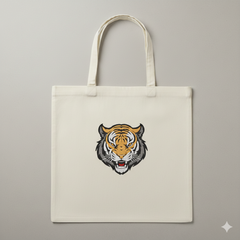 Tiger Head Embroidery Design, Wild Animal Digital File, 8 Sizes