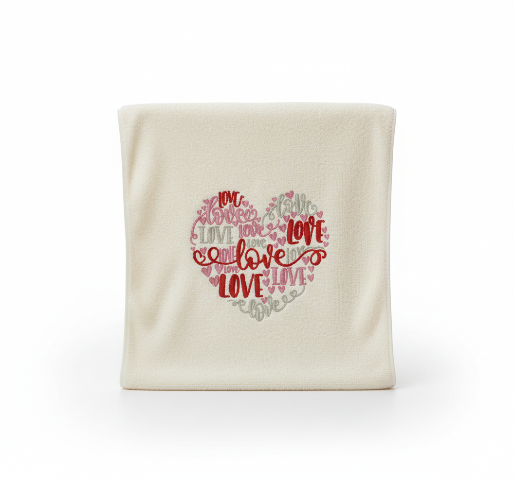Eternal Love Hearts – Elegant Valentine’s Day Machine Embroidery