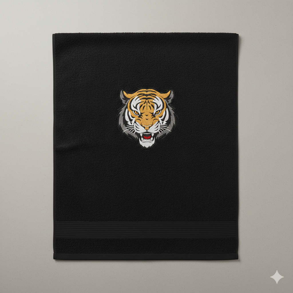 Tiger Head Embroidery Design, Wild Animal Digital File, 8 Sizes