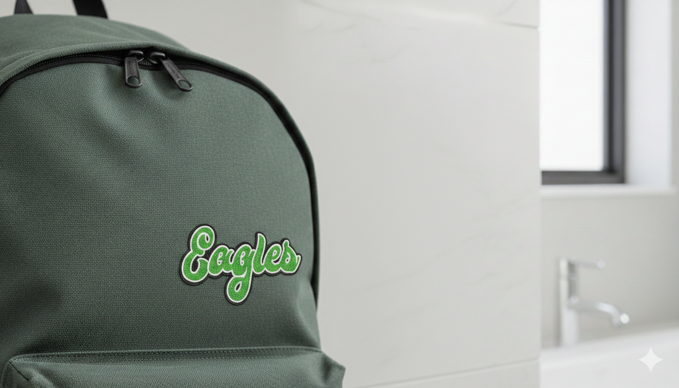 Eagles Script Machine Embroidery Design, Game Day Football Digital File