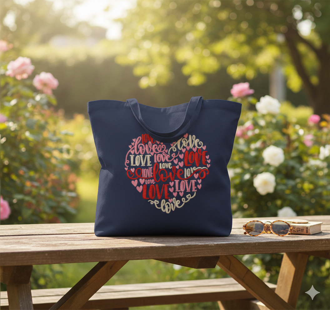 Eternal Love Hearts – Elegant Valentine’s Day Machine Embroidery