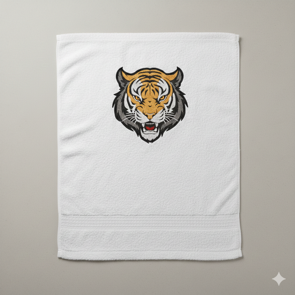 Tiger Head Embroidery Design, Wild Animal Digital File, 8 Sizes