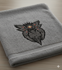 Gothic Seraphim and Dark Knight Machine Embroidery Design