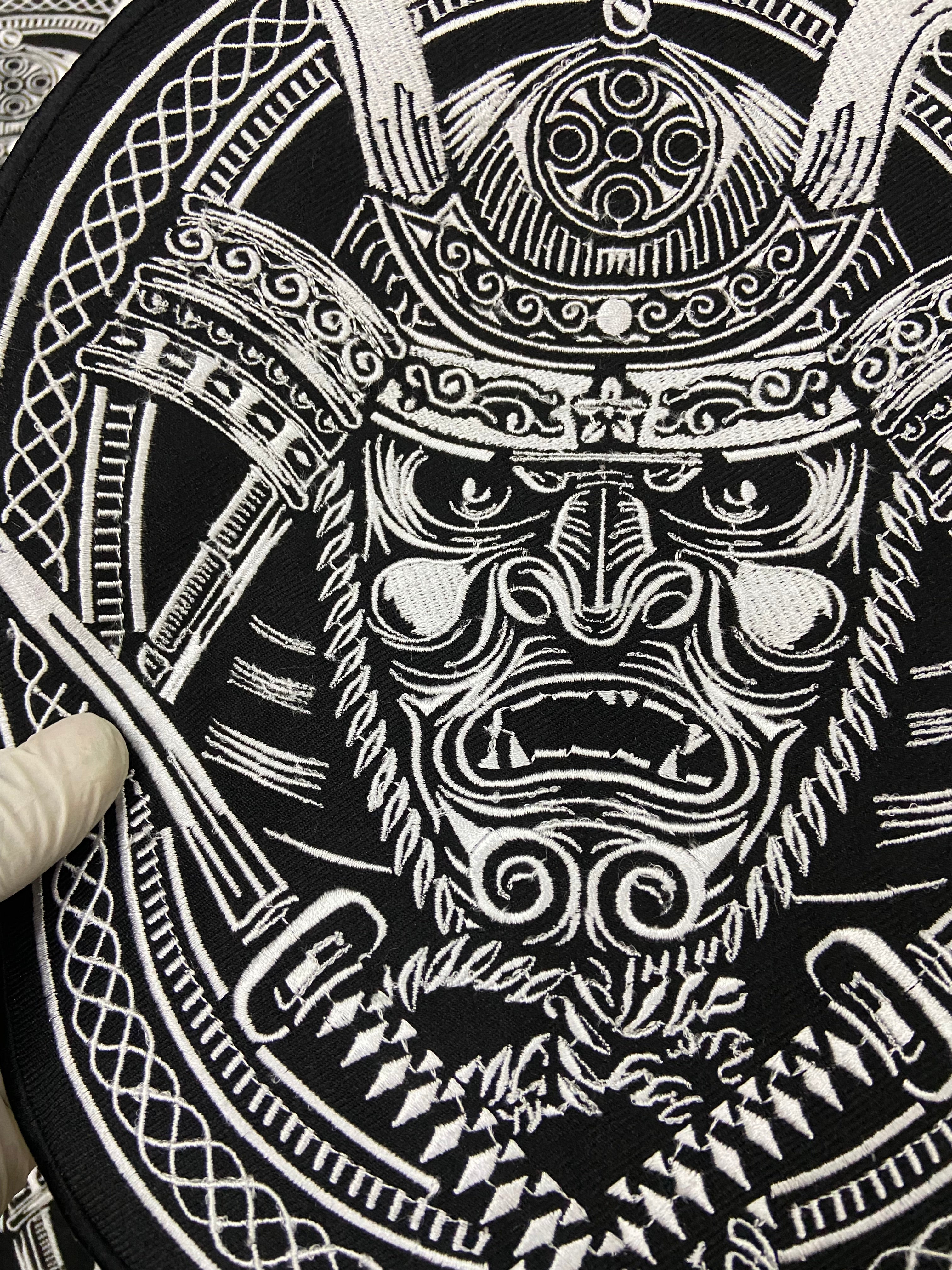 Samurai Odin Sons of Vikings Embroidery Patch: Iron On Cosplay