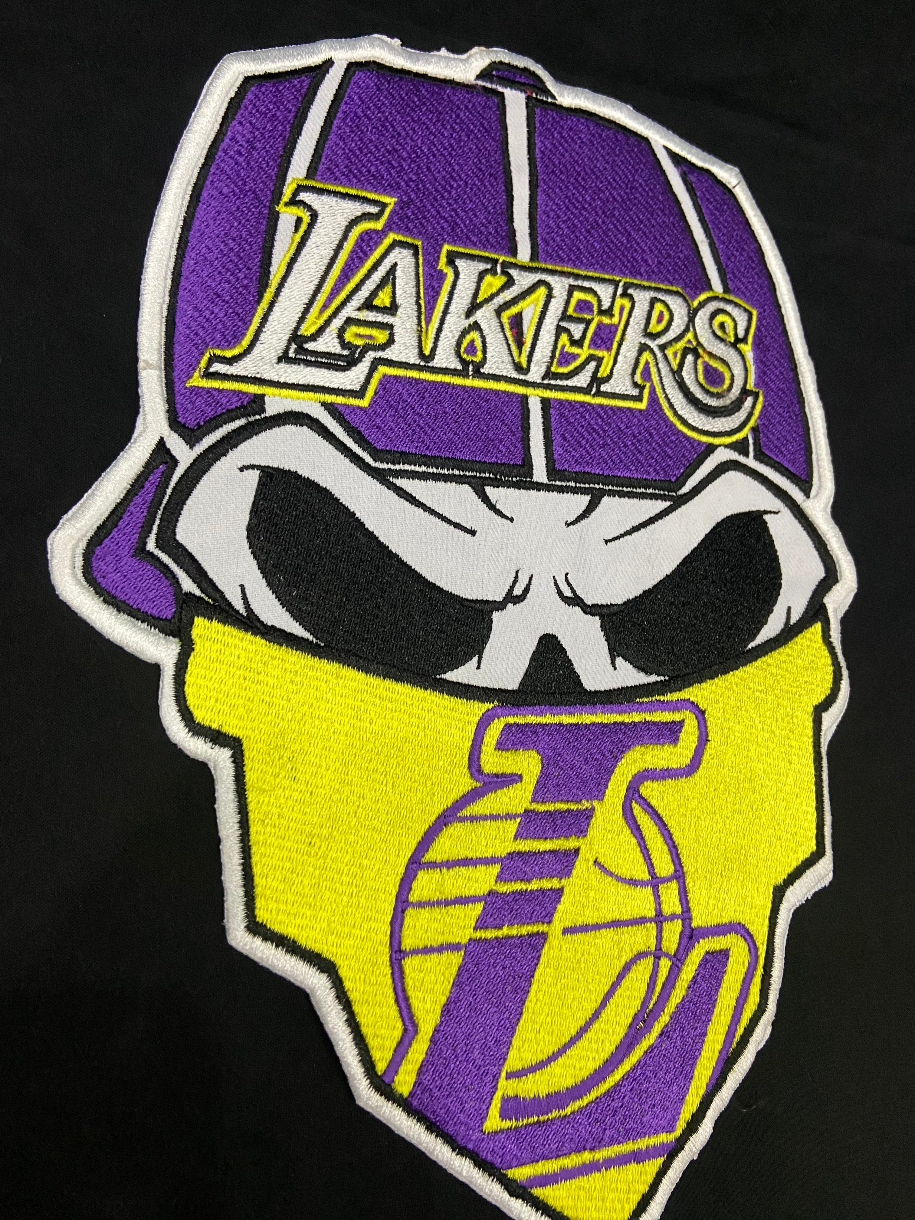 Los Angeles Lakers Embroidered Back Patch – Premium NBA Fan Applique