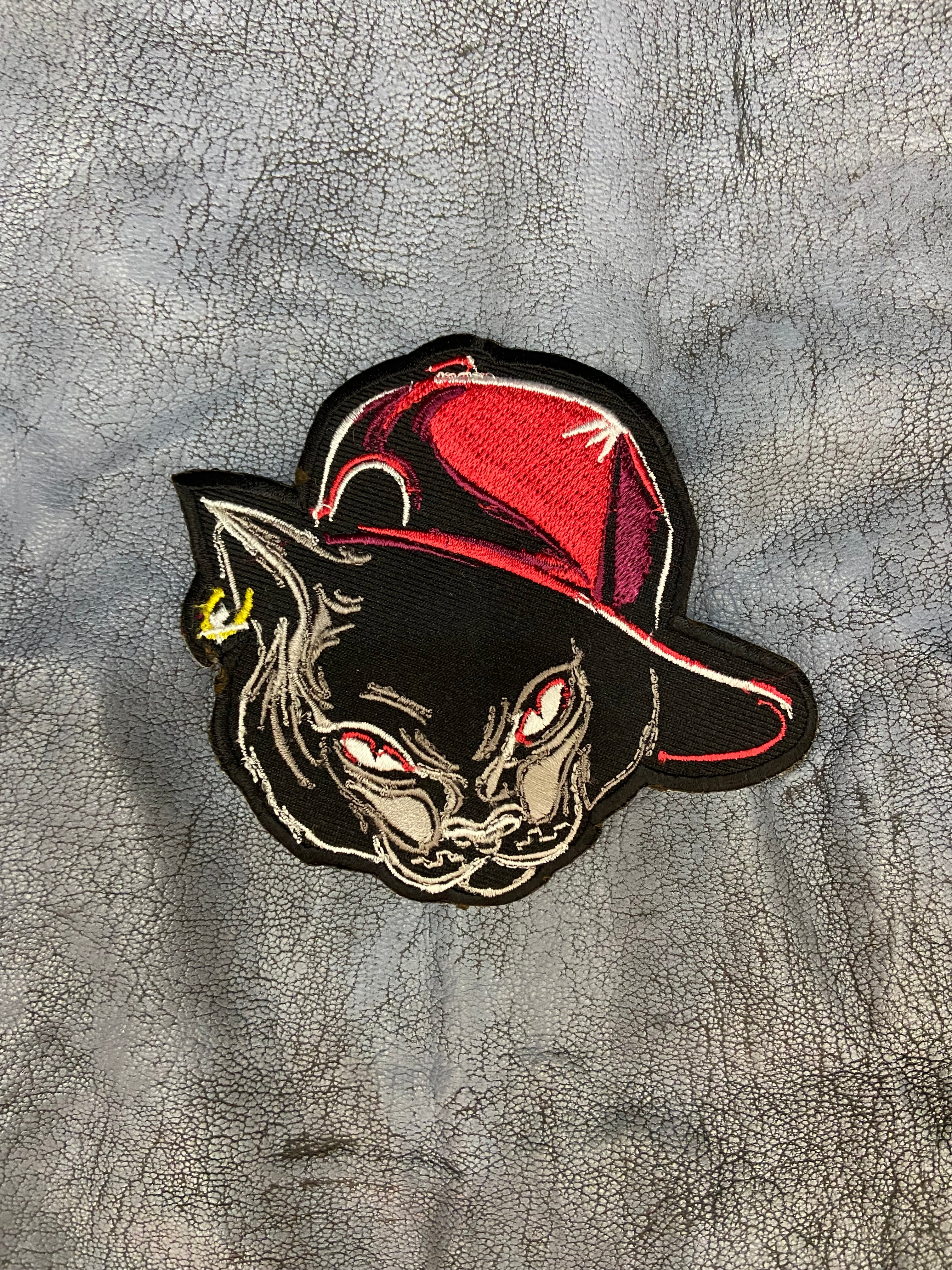 Grumpy Cat Streetwear Patch – Edgy Embroidered Iron-On Badge