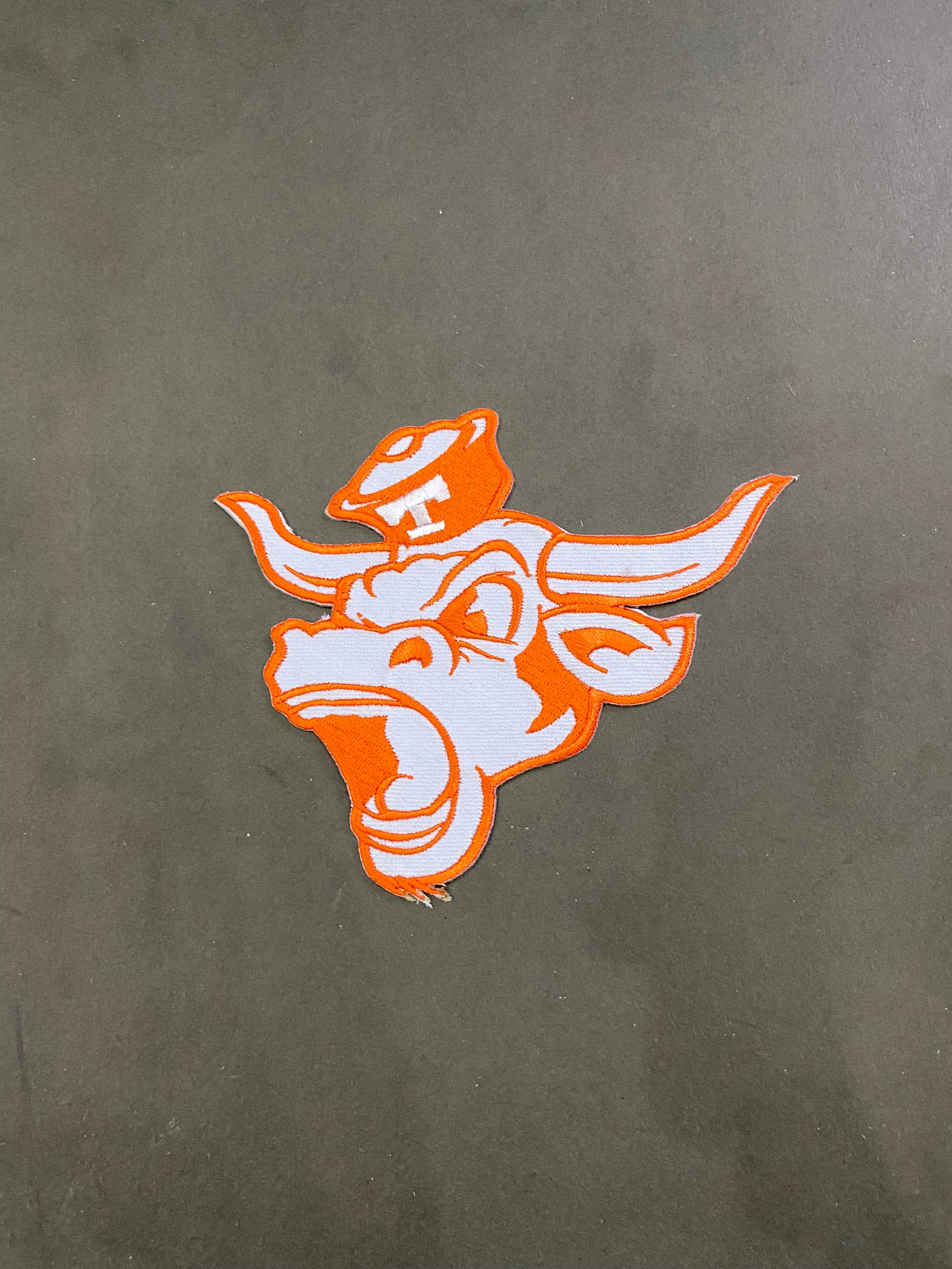 Texas Longhorns Burnt Orange Patch Collection | Large Circular Back Patch, Horn Shaped Logo, Bevo Head, SEC Badge | Iron On Sew On Varsity