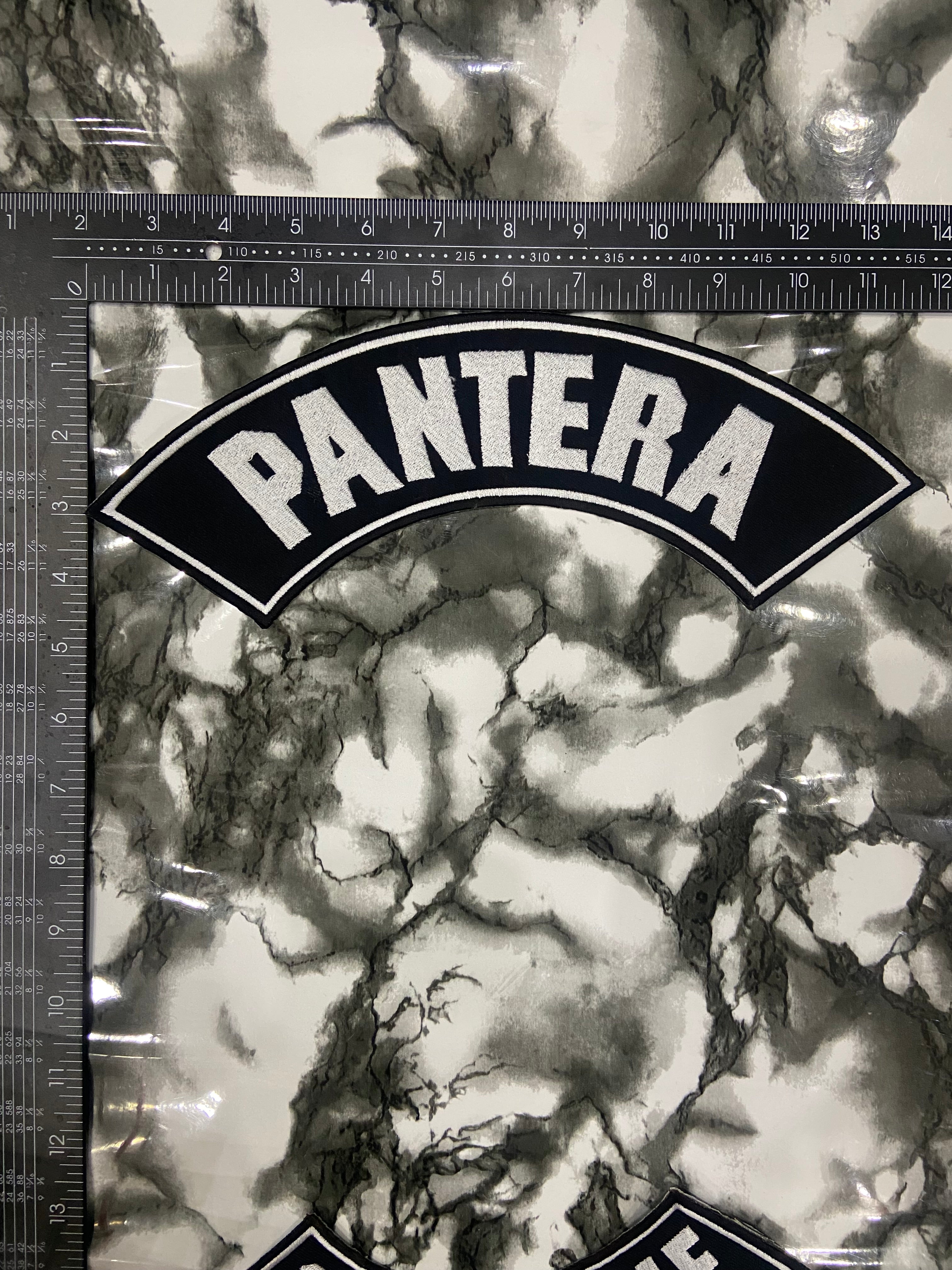 Pantera Embroidered Patch Set – Heavy Metal & Groove Metal Band Tribute (10-Piece)