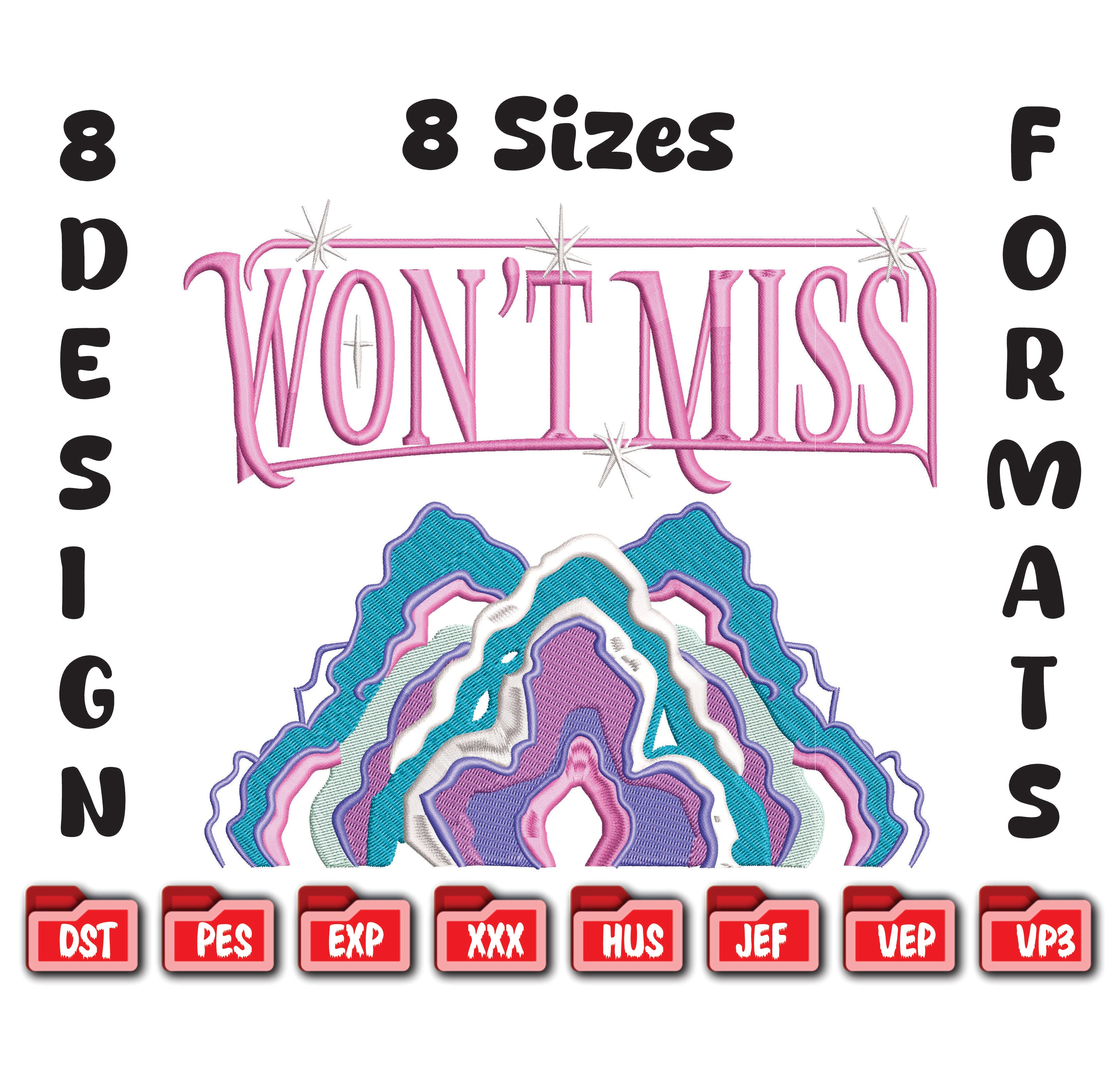 Kawaii Anime Girl Embroidery Design, Machine File (8 Sizes, DST, PES, EXP...)
