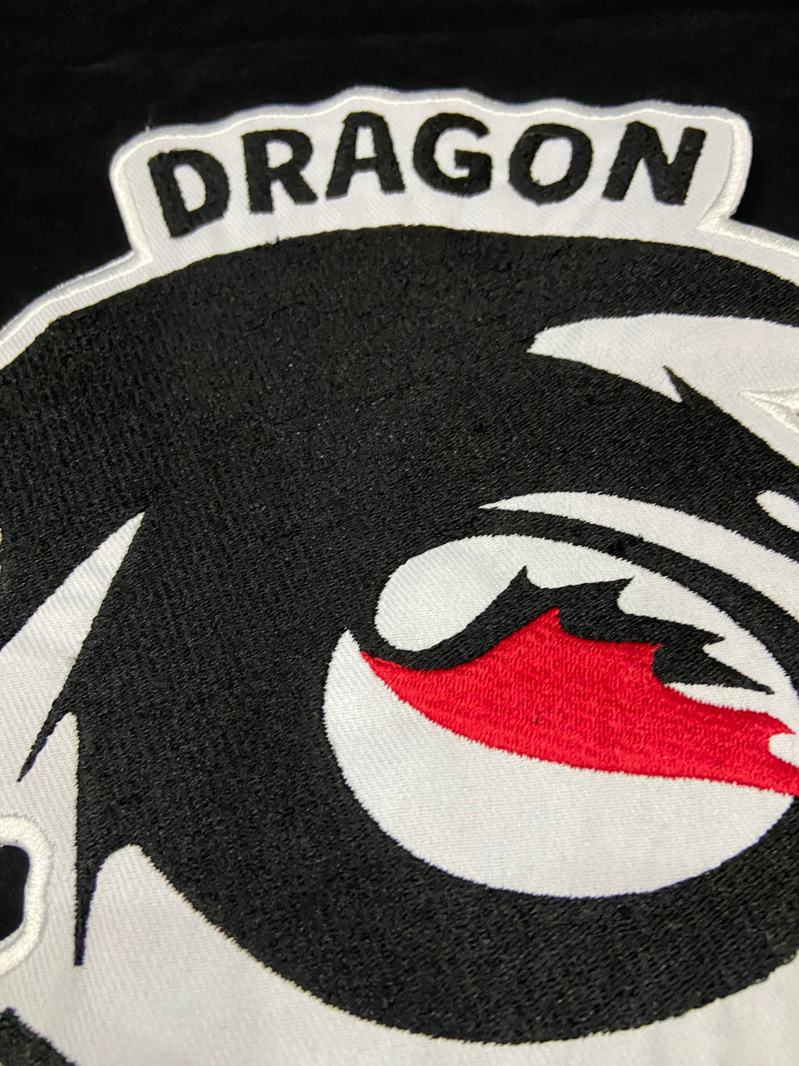 Dragon Trainer Rider Embroidered Patch – Mythical Beast Back Applique