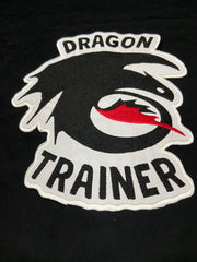 Dragon Trainer Rider Embroidered Patch – Mythical Beast Back Applique