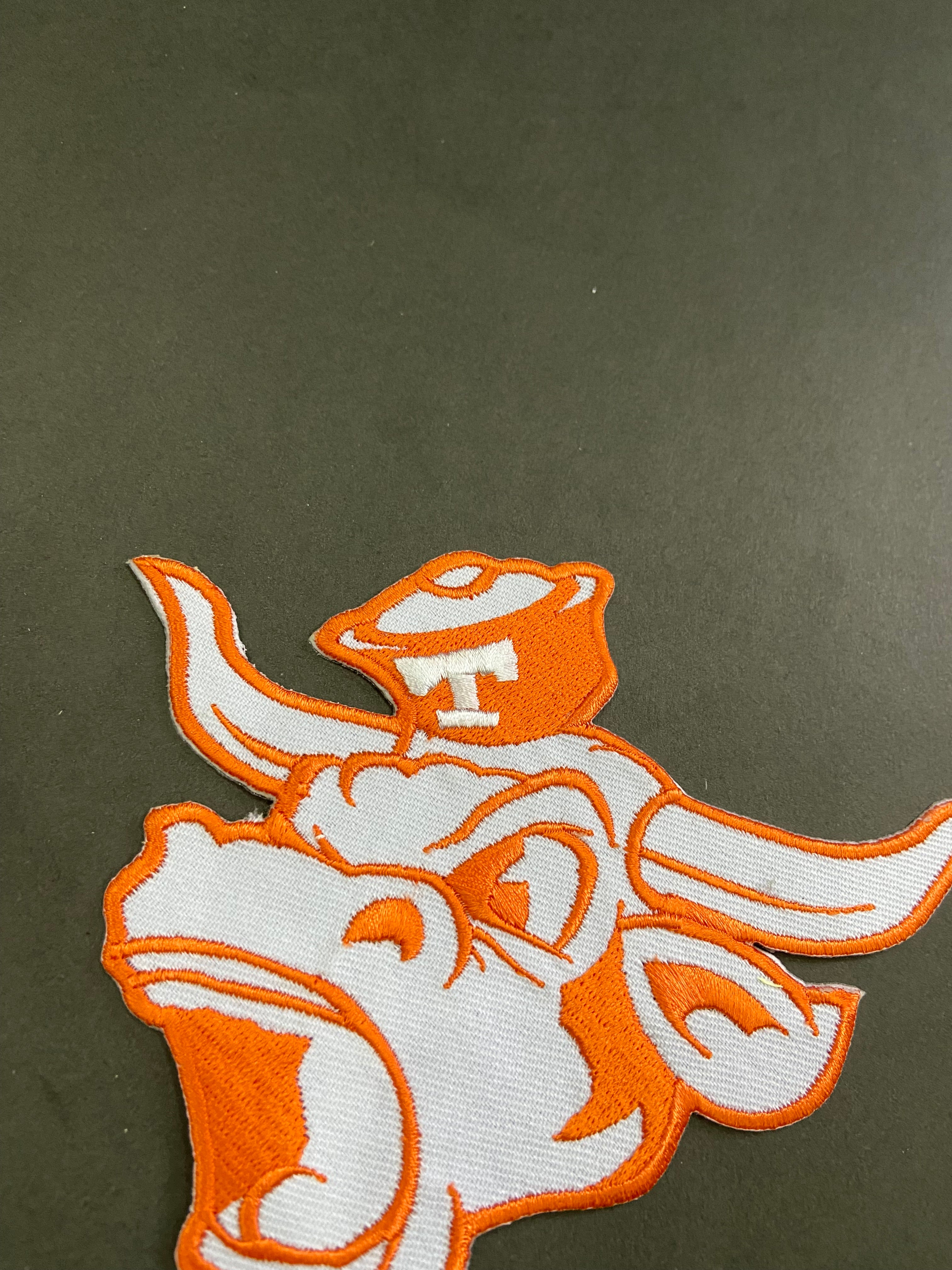 Texas Longhorns Burnt Orange Patch Collection | Large Circular Back Patch, Horn Shaped Logo, Bevo Head, SEC Badge | Iron On Sew On Varsity