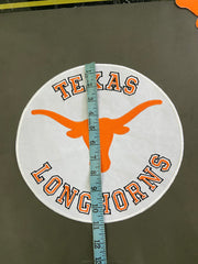 Texas Longhorns Burnt Orange Patch Collection | Large Circular Back Patch, Horn Shaped Logo, Bevo Head, SEC Badge | Iron On Sew On Varsity