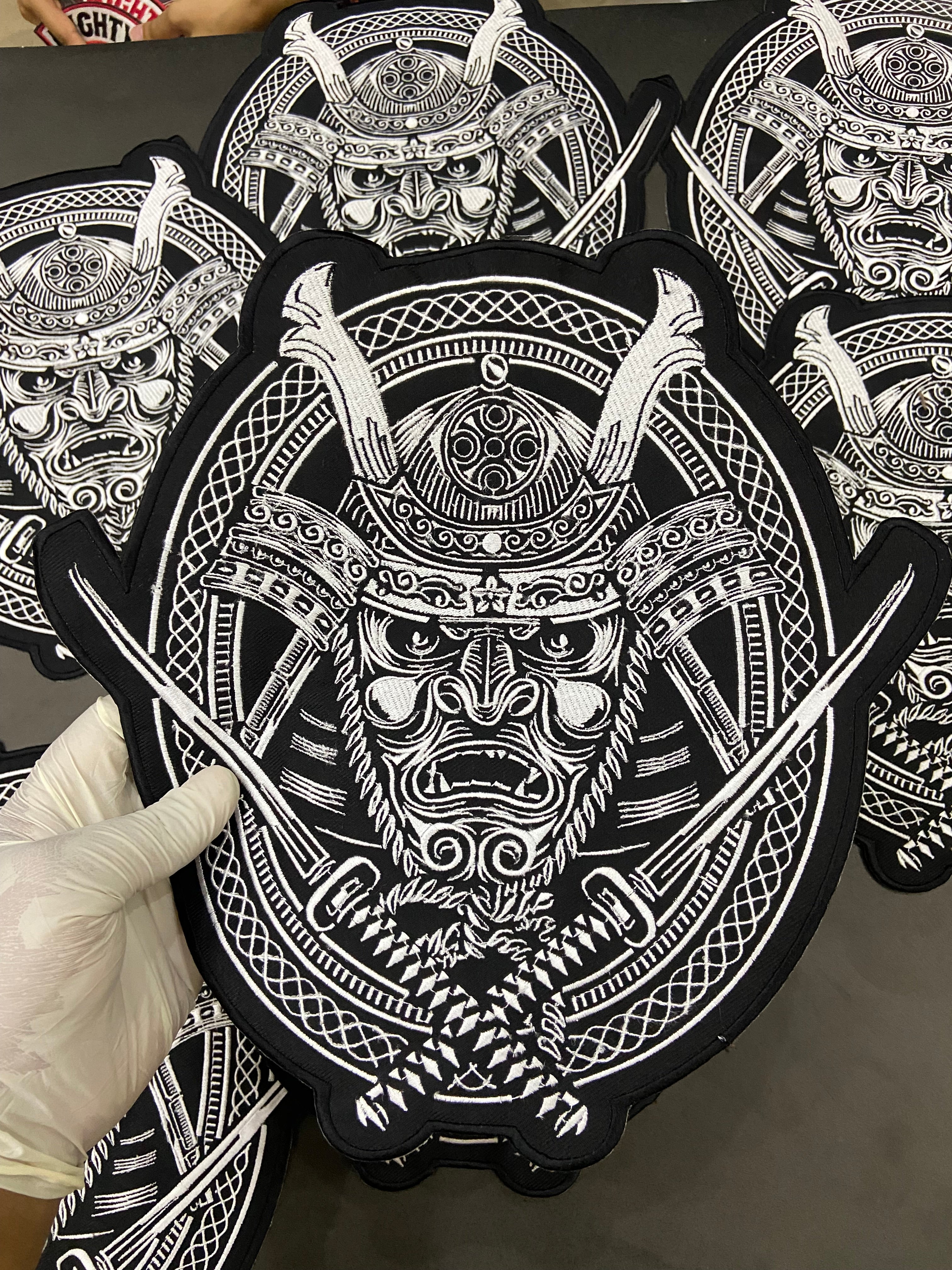 Samurai Odin Sons of Vikings Embroidery Patch: Iron On Cosplay