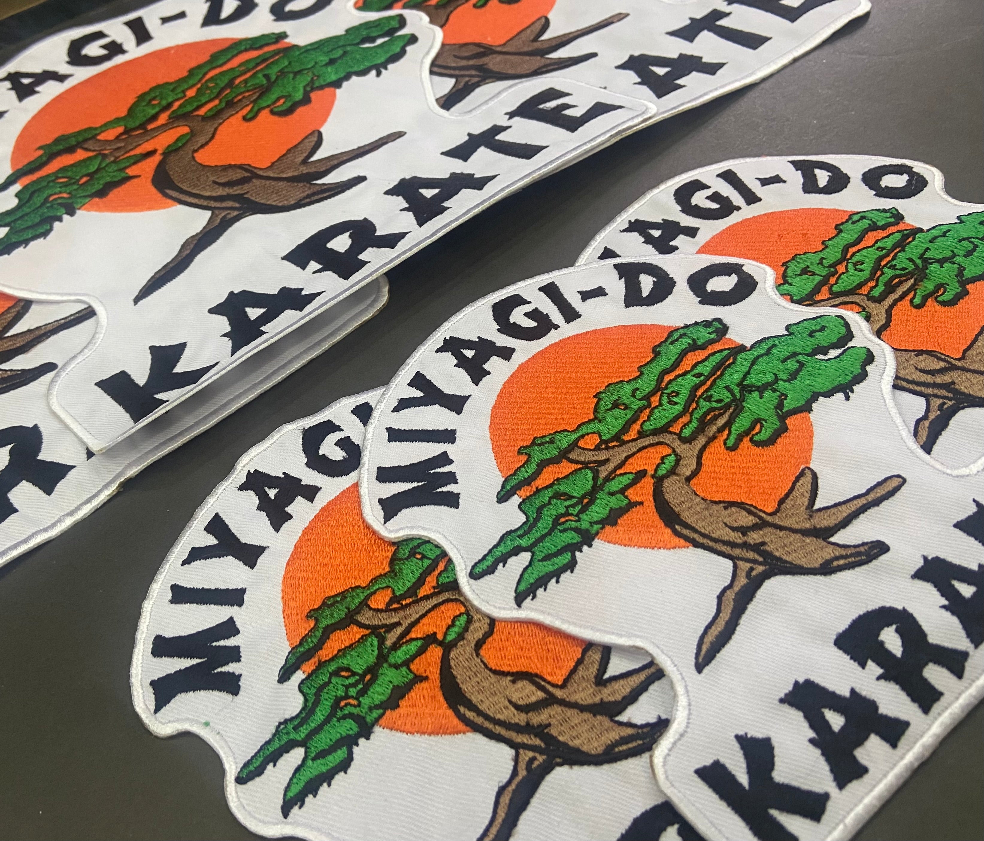 Karate Kid Miyagi-Do Embroidered Patch – Bonsai Tree Logo – Cobra Kai Series Inspired