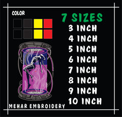 Sci-Fi Cyberpunk Android in Pod Machine Embroidery Design, Futuristic Robot Girl Embroidery File, 7 Sizes, 8 Formats