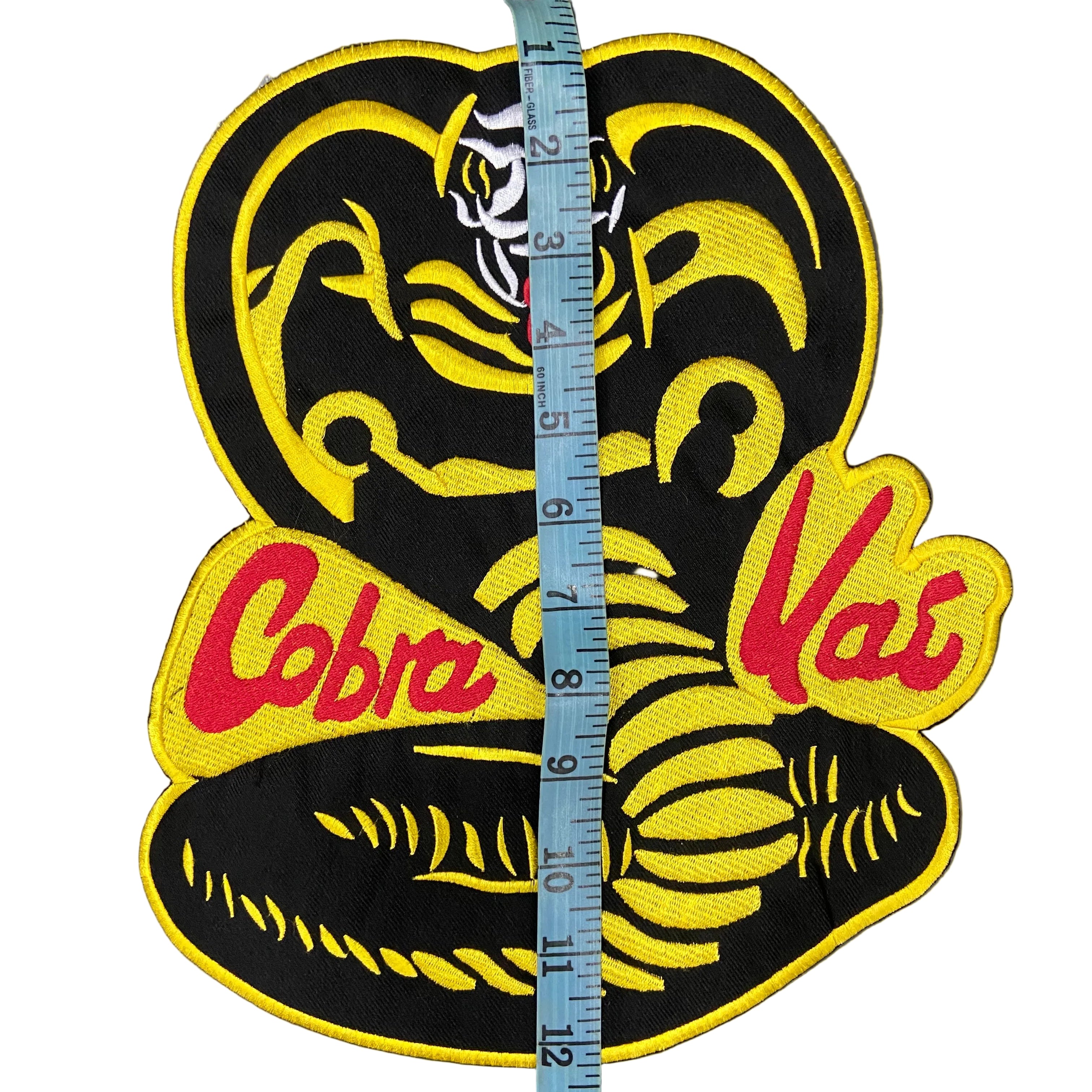 Cobra Kai Karate Kid Patches – Strike Hard No Mercy – Pick Your Size