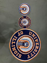 University of Illinois Fighting Illini Embroidered Patch – Premium NCAA Fan Applique