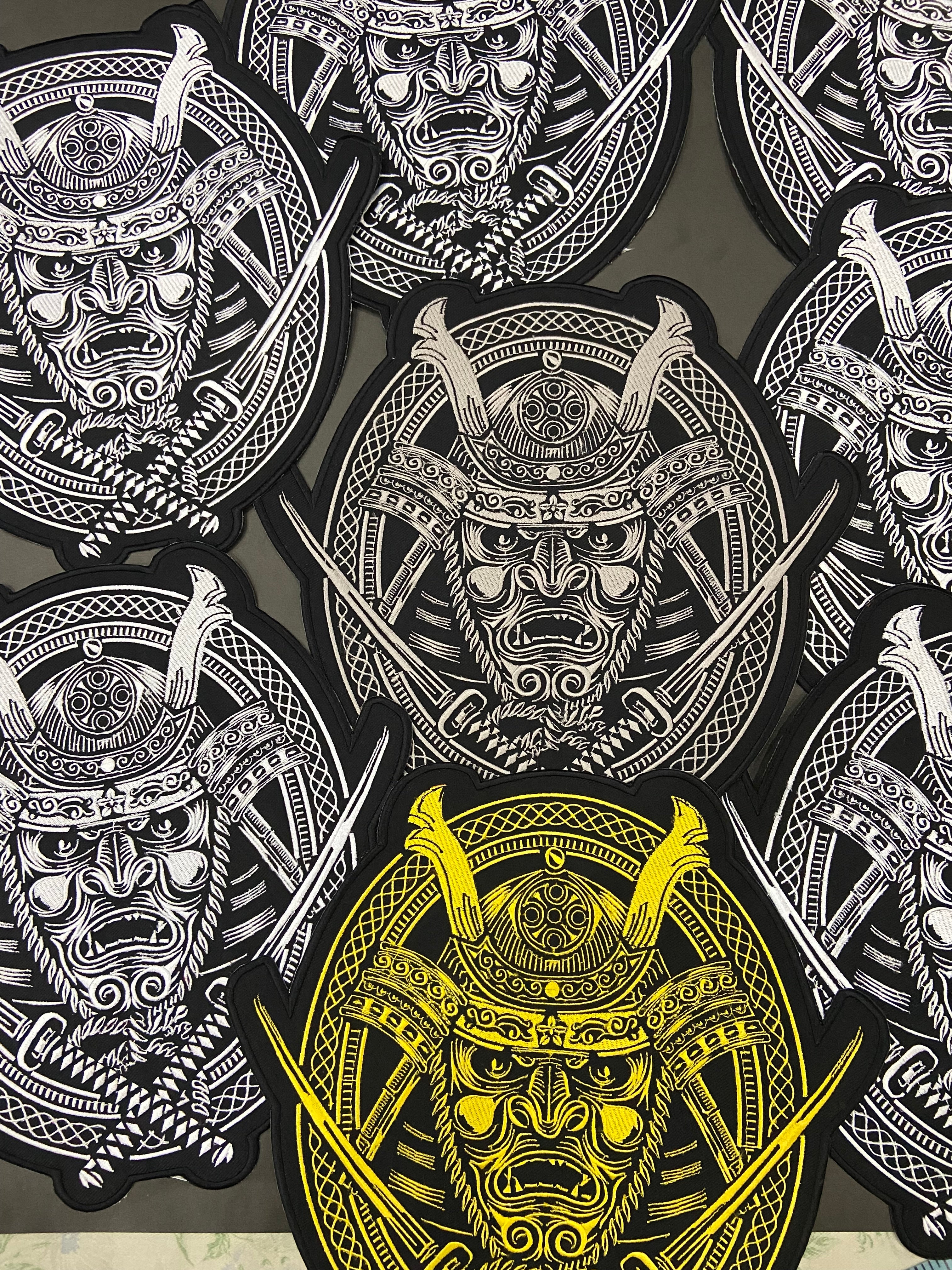 Samurai Odin Sons of Vikings Embroidery Patch: Iron On Cosplay