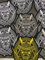 Samurai Odin Sons of Vikings Embroidery Patch: Iron On Cosplay