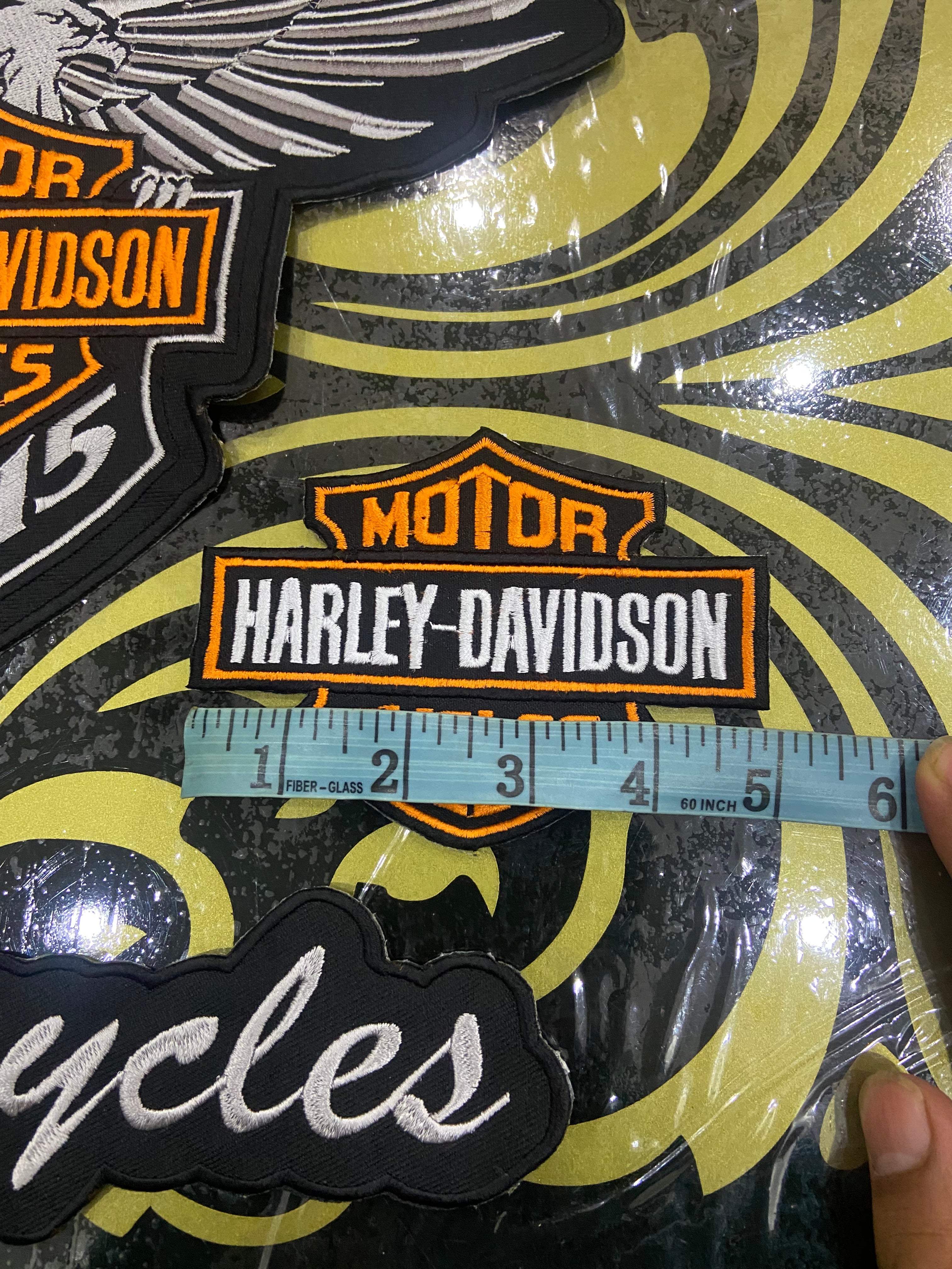 Harley-Davidson Eagle Full-Panel Set | 4-Piece Custom Vest Pack