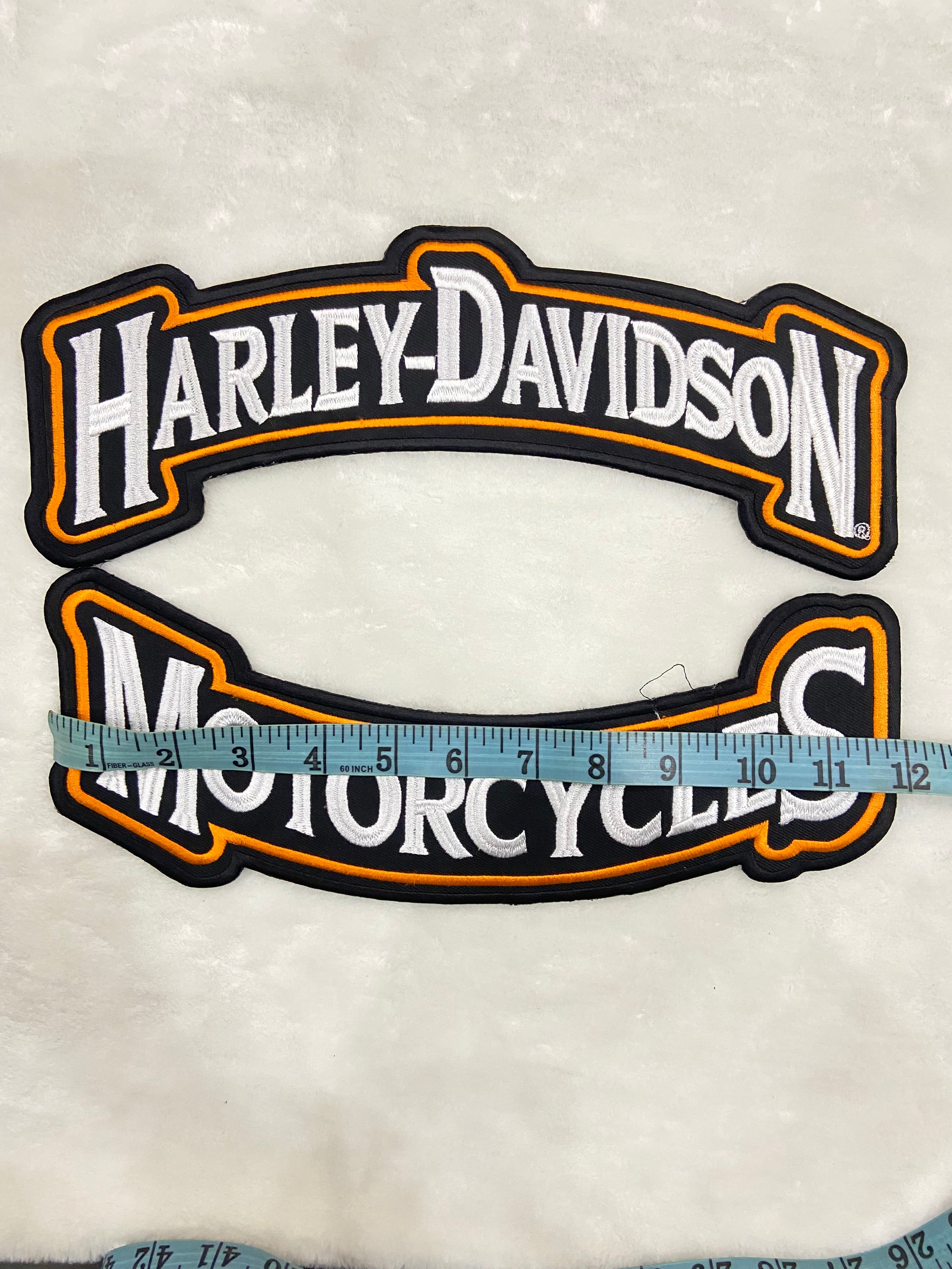 Harley-Davidson Top & Bottom Rocker Set | Embroidered Biker Badge