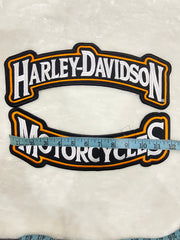 Harley-Davidson Top & Bottom Rocker Set | Embroidered Biker Badge