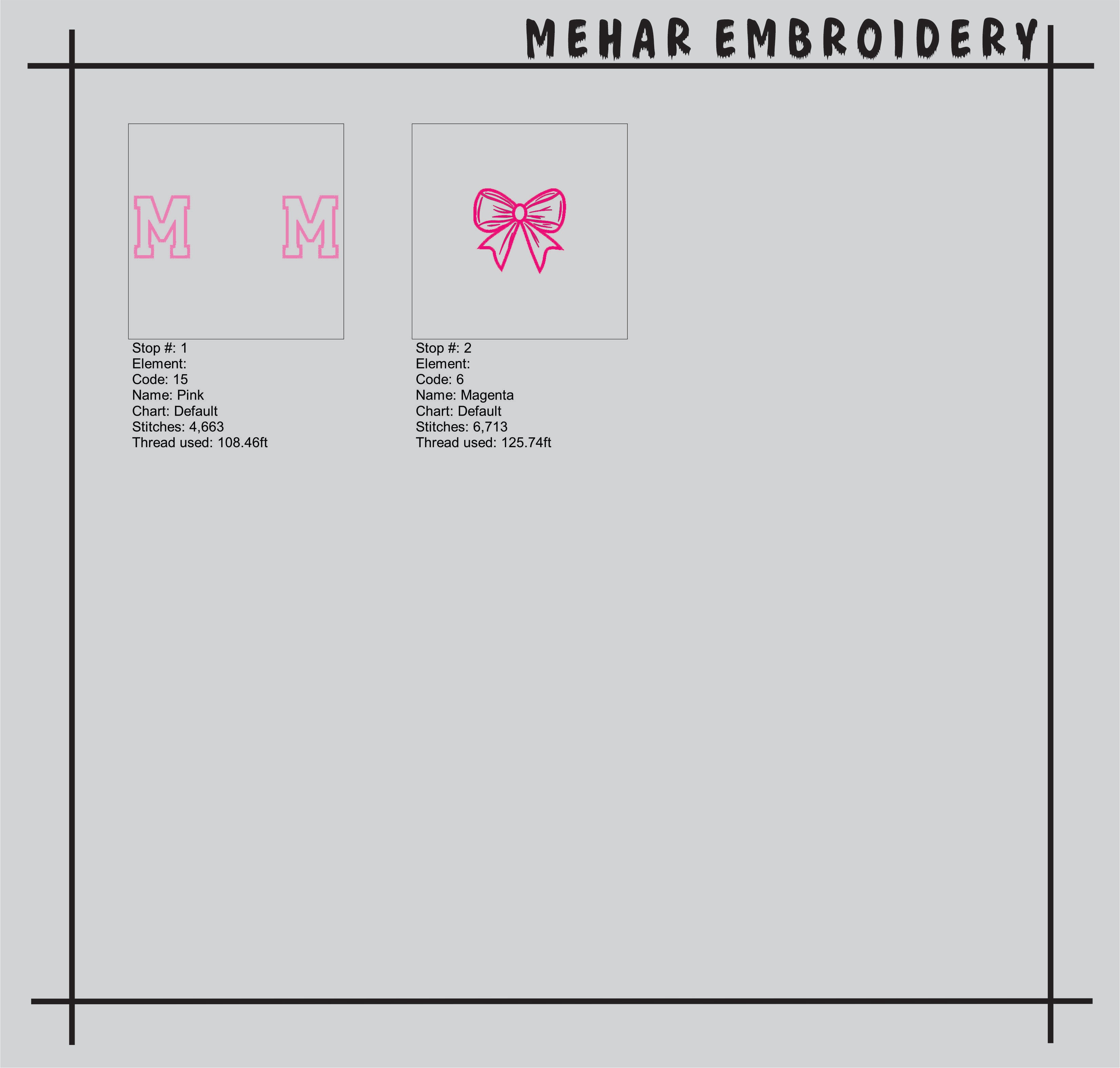 Coquette Bow "Mom" Embroidery Design – Girly Ribbon Machine File for Sweatshirts