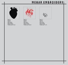Anatomical Heart Embroidery Design, Human Heart PES, 16 Sizes BX File