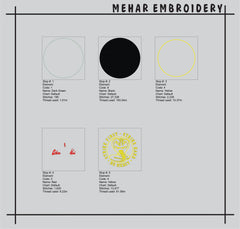 Cobra Kai Embroidery Design: Strike First No Mercy - 8 Sizes, 8 Formats