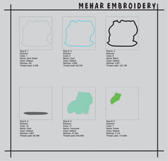 Bulbasaur Embroidery Design – 8 Sizes, Multiple Formats (Digital Download)